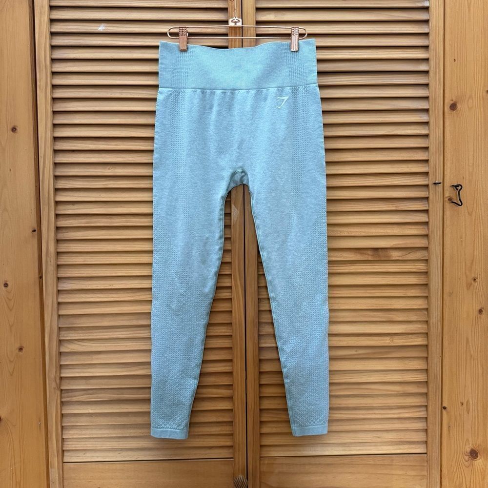 Gymshark leggings light blue size medium